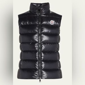 Moncler Ghany Shiny Quilted Puffer Vest